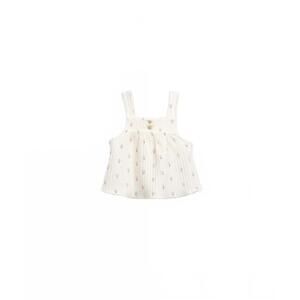 NEW PLAY UP girls printed rib top & underpants set in white